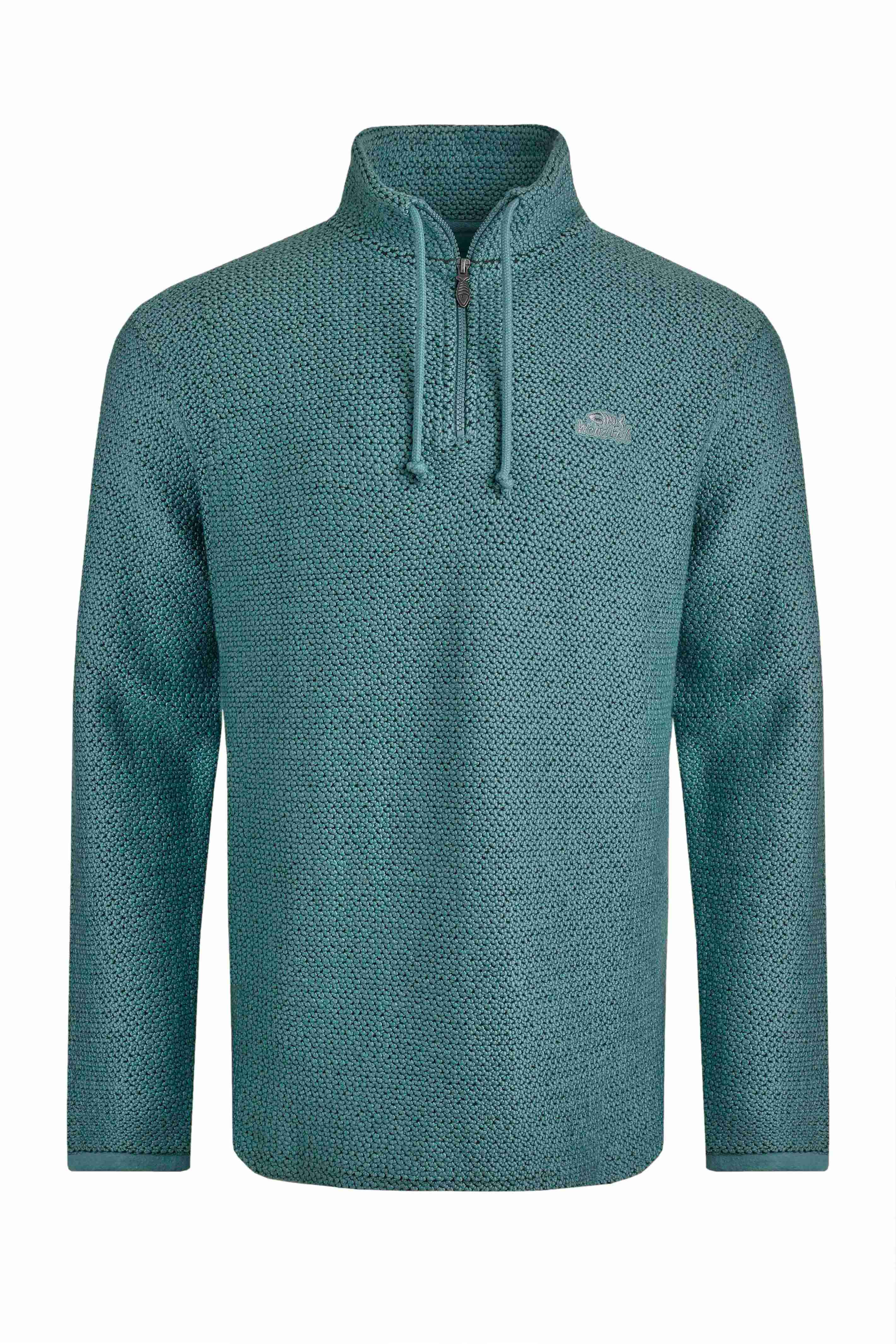 Cruiser 1/4 Zip Macaroni Sweatshirt Mineral Blue