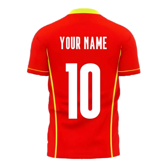 North Macedonia 2025-2026 Home Concept Shirt (Libero) (Your Name)