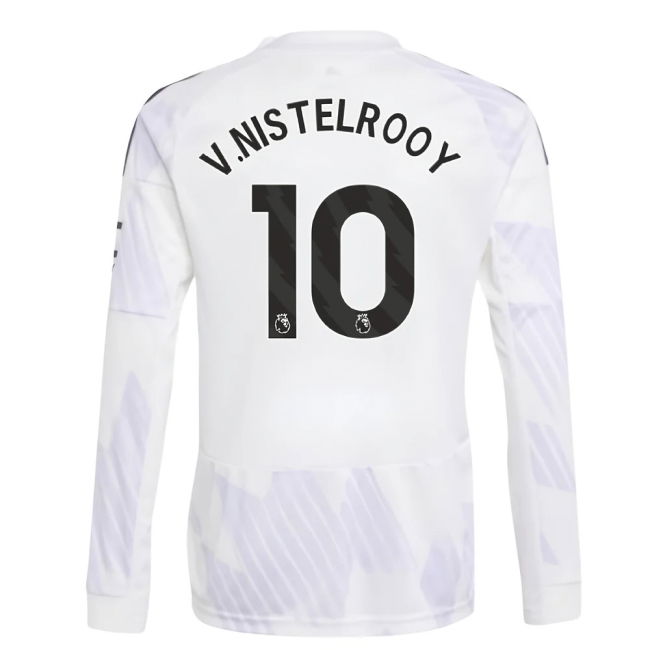 Man Utd 2025-20 Away Football Shirt Nistelrooy (10) L M S Kids