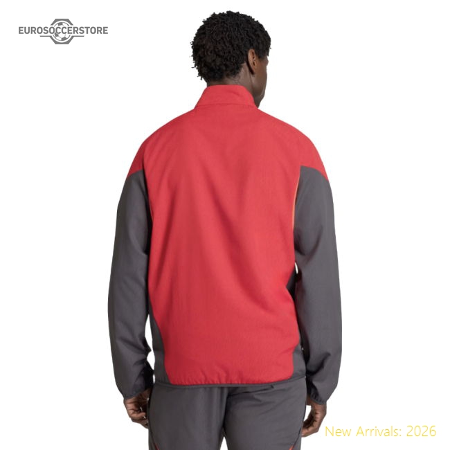 Premium 2025-2026 Liverpool Presentation Jacket (strawberry Red)