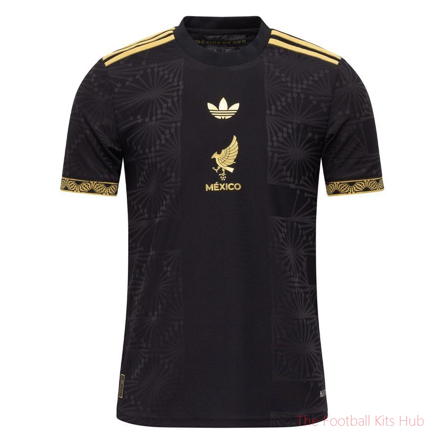 Men Mexico Home Shirt Gold Cup
