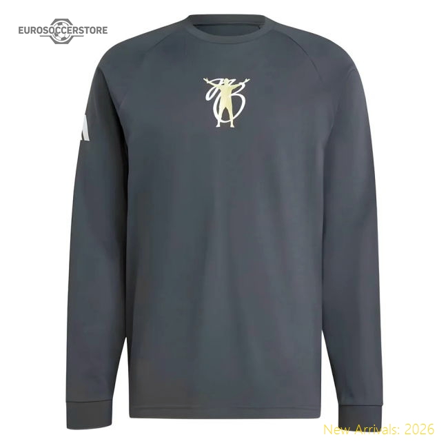 Excellent 2024-2025 Adidas Jude Bellingham Long Sleeve Tee (grey)