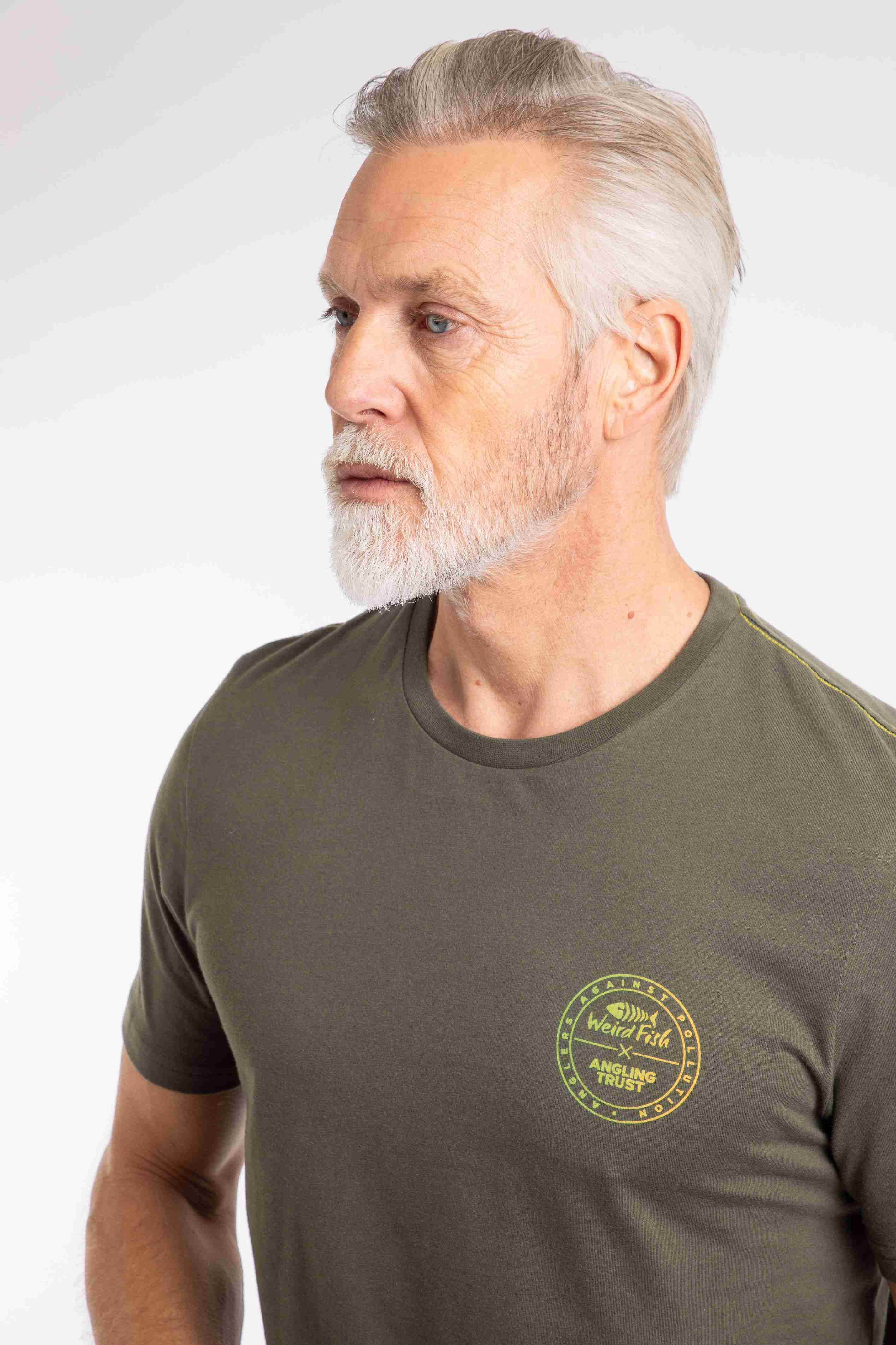 Angling Trust Back Print Graphic T-Shirt Fir Green