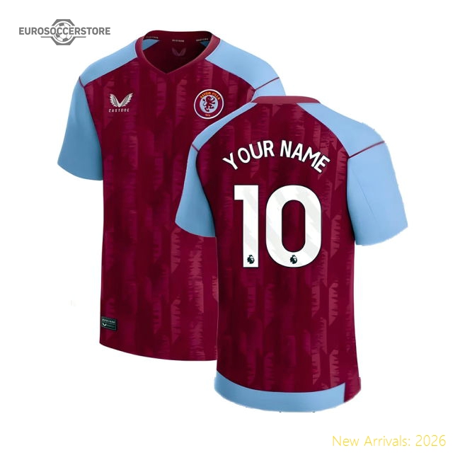 Authentic 2023-2024 Aston Villa Home Shirt (kids) (your Name)