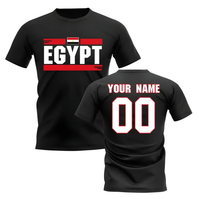 Fan-Favorite Exclusive-Design Personalised Egypt Fan Football T-Shirt