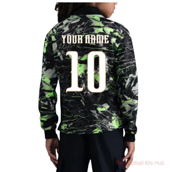 Goalkeeper Shirt Custom Name 2026-2027 Football Kit Black