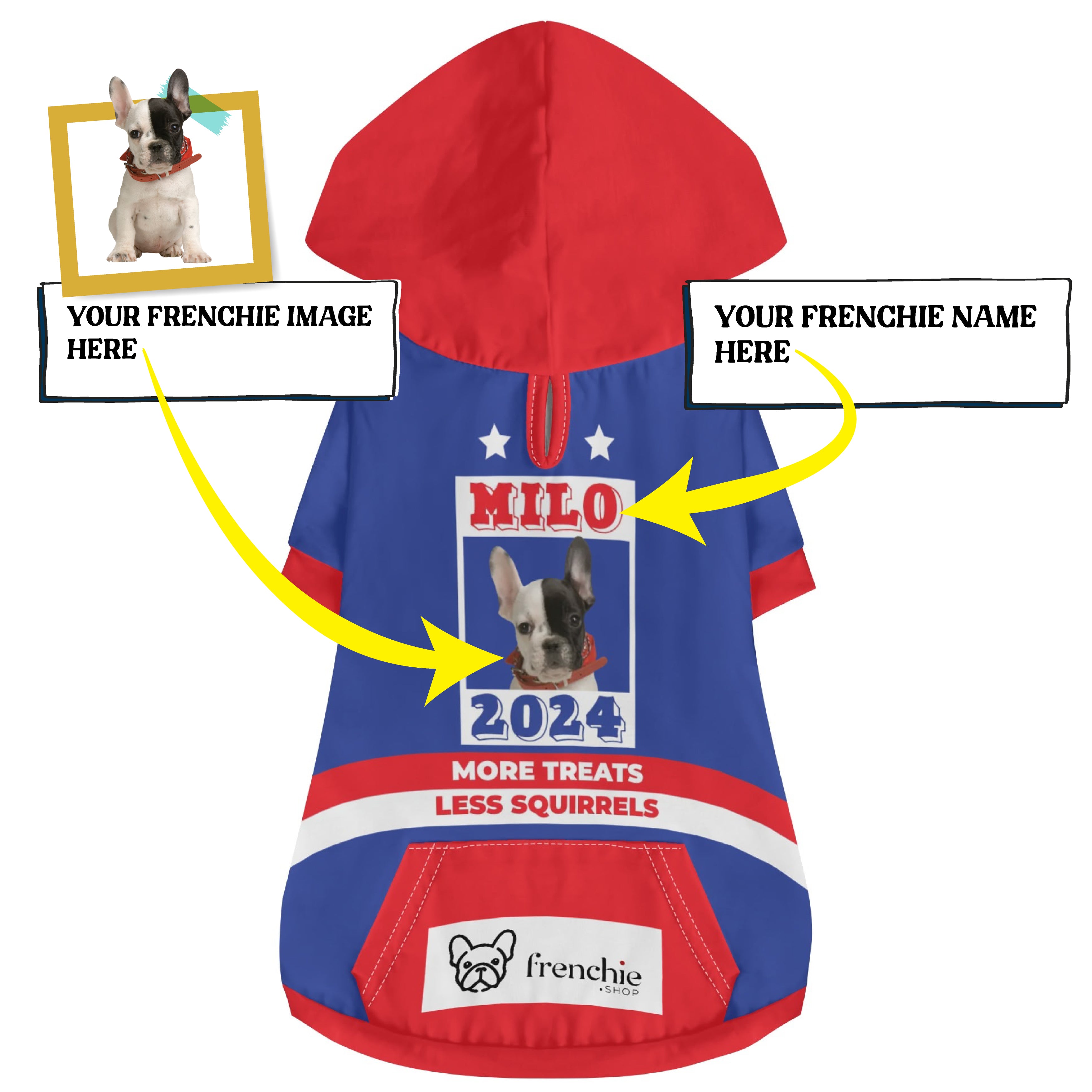 Lifestyle-Driven Custom French Bulldog Hoodies Showcasing Your Dog’s ...