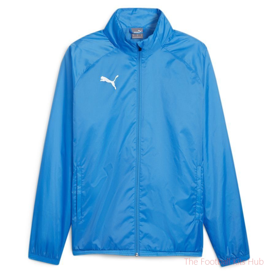 PUMA Jacket teamGOAL All Weather - Electric Blue Lemonade/PUMA White