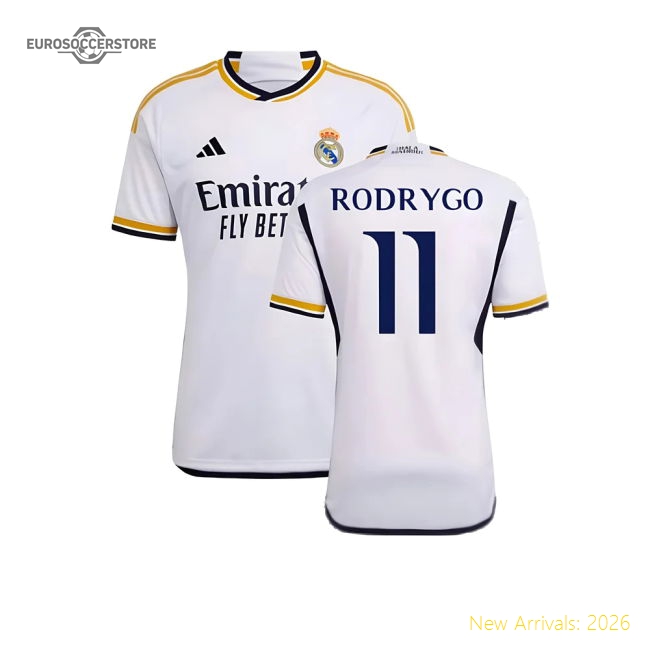 Real Madrid Primera Division Rodrygo Home Elite Jersey Nike Dri-fit