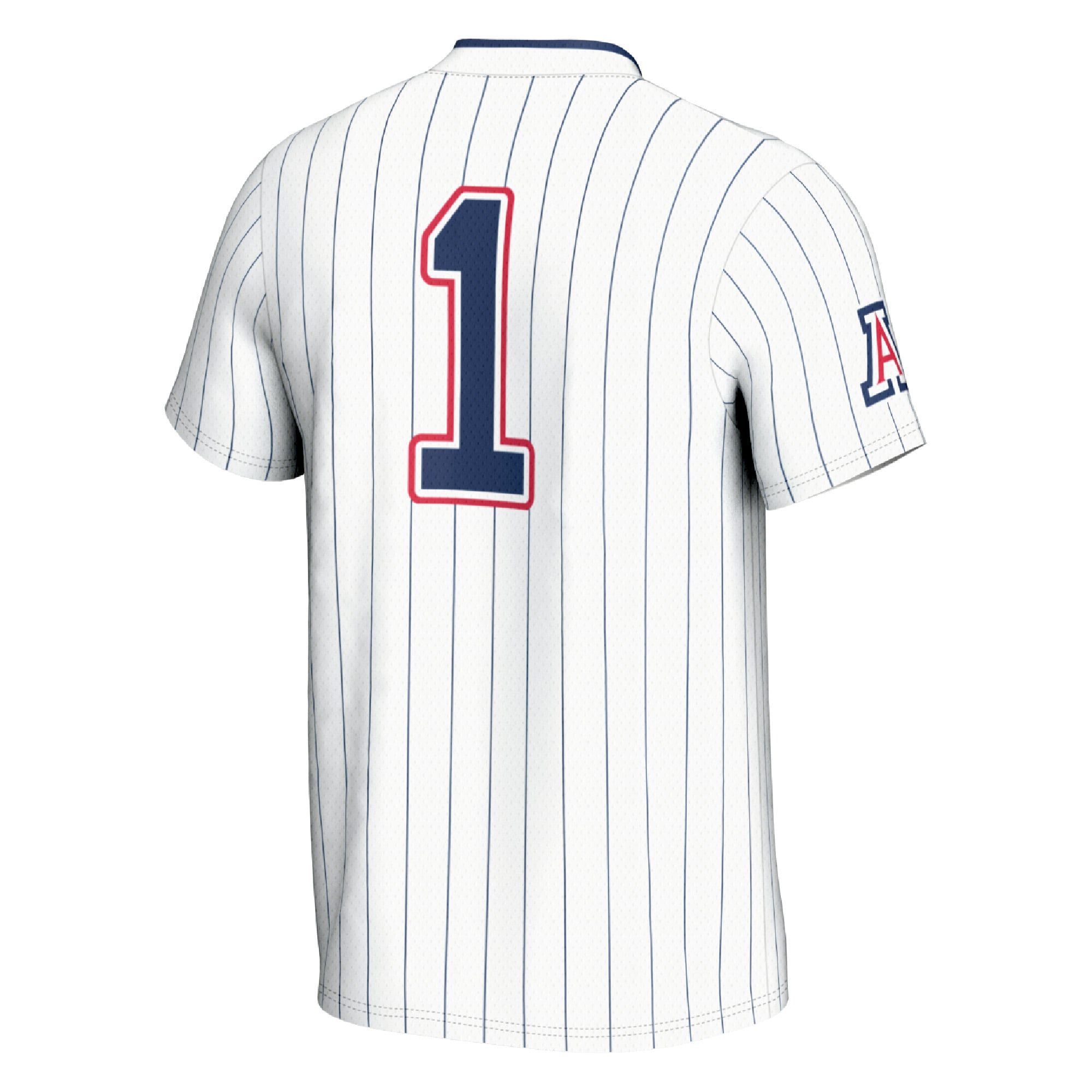 #1 Arizona Wildcats GameDay Greats Unisex Lightweight Softball Fashion Jersey - White