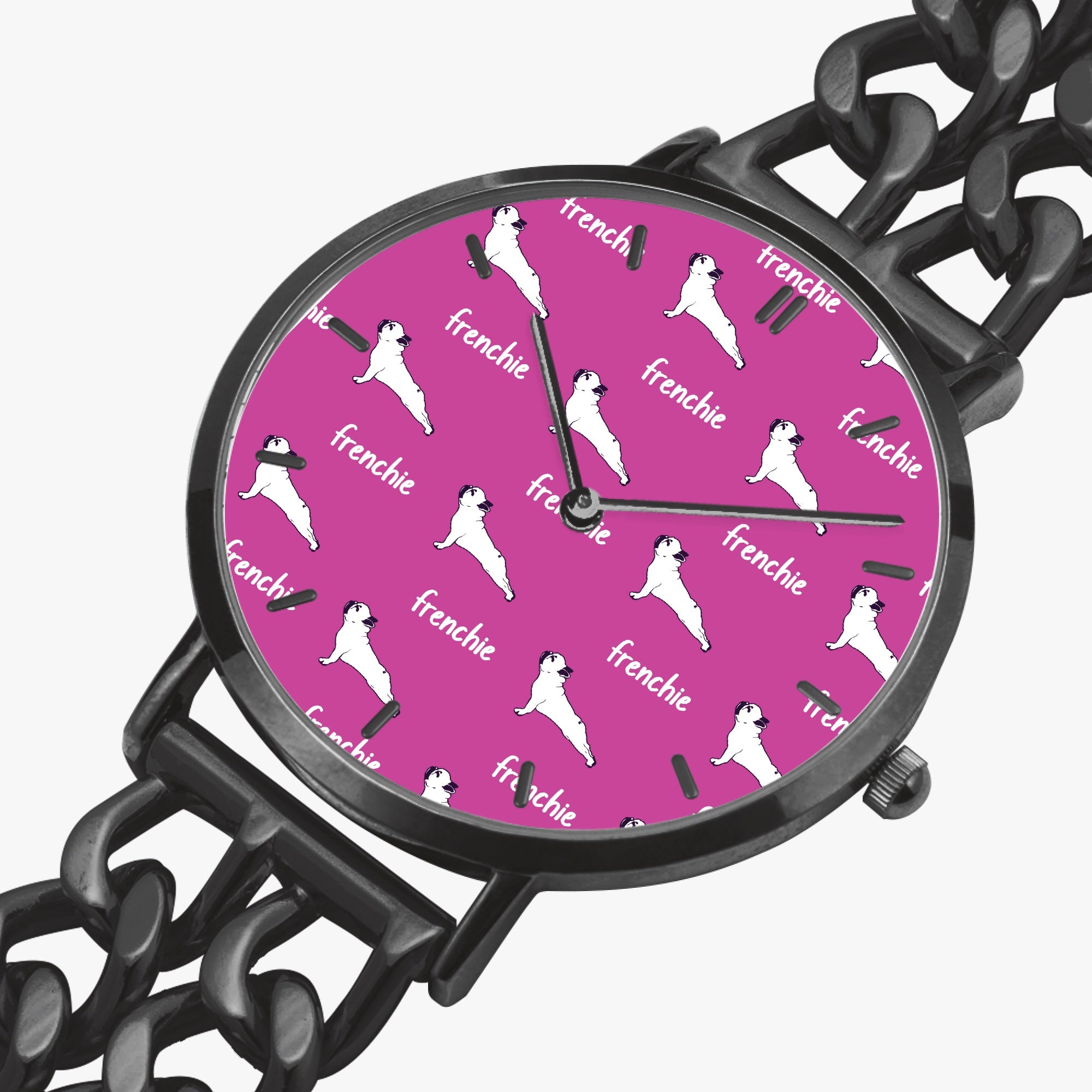 Fontanne - Chic Hollow Strap Watch for Frenchie Lovers
