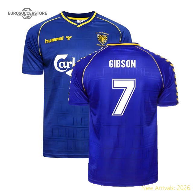 1988 Wimbledon Hummel Retro Home Shirt (gibson 7) - Match Day Jersey