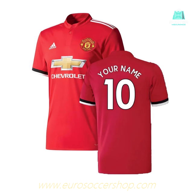 Manchester United 2017-18 Home Shirt ((Excellent) 4-5 Year) (Your Name)
