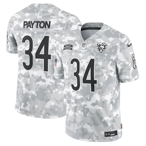 None Walter Payton Limited Jersey - Camo | NFL Player Jersey