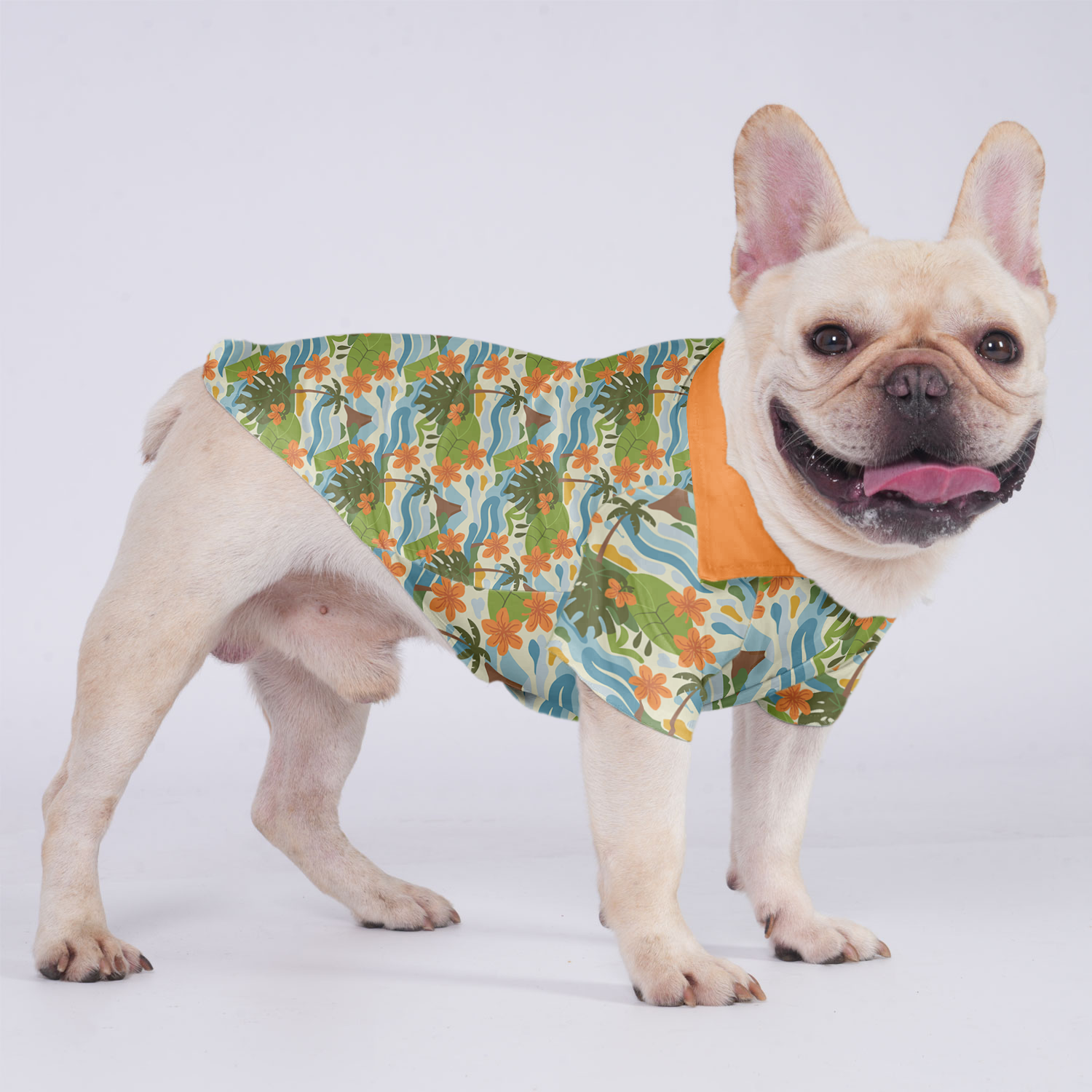 French Bulldog Nala Hawaiian Shirt For Frenchies Comfy Pet Product