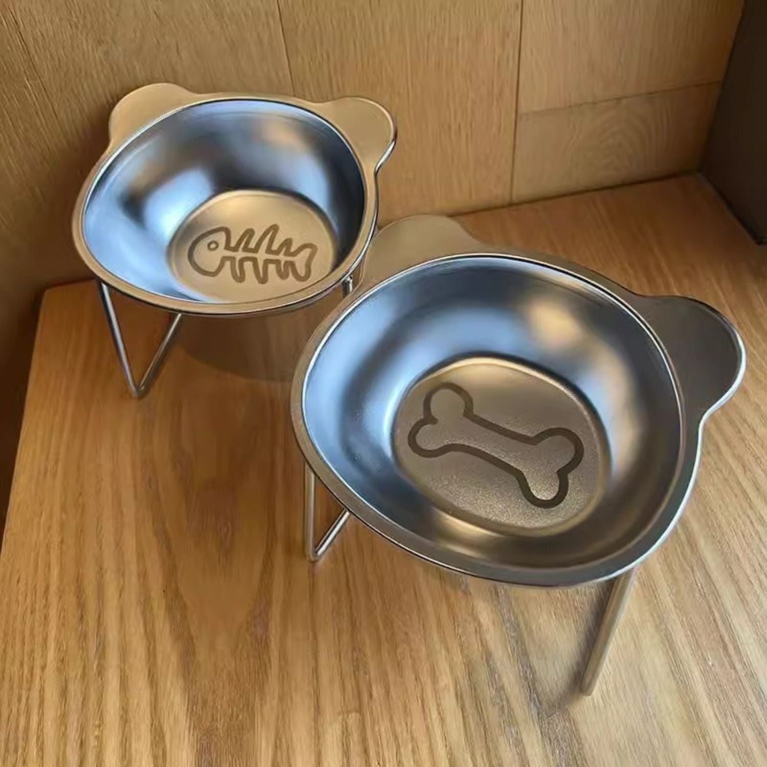 High-Quality French Bulldog Food Water Bowl – Anti-slip Durable Stain...