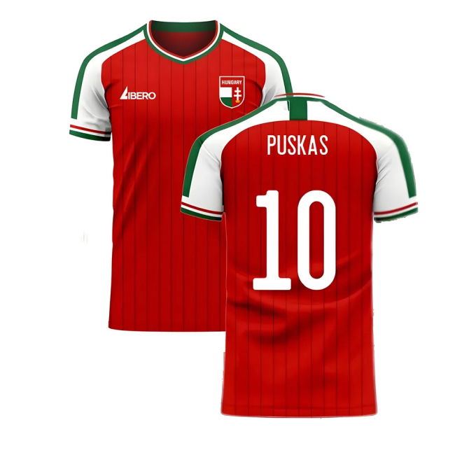 Hungary 2025-2026 Home Concept Football Kit (Libero) (Puskas 10)