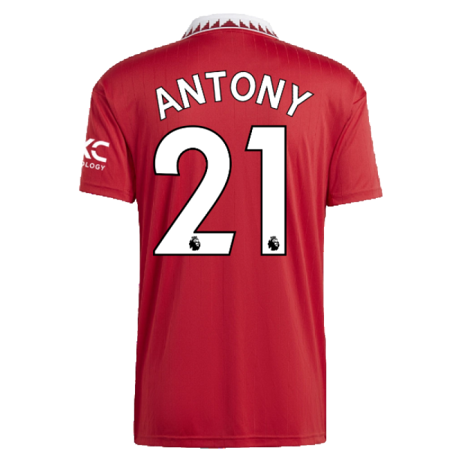Authentic Durable Stitching 2022-2023 Home EPL Shirt ANTONY 21 Ad#583