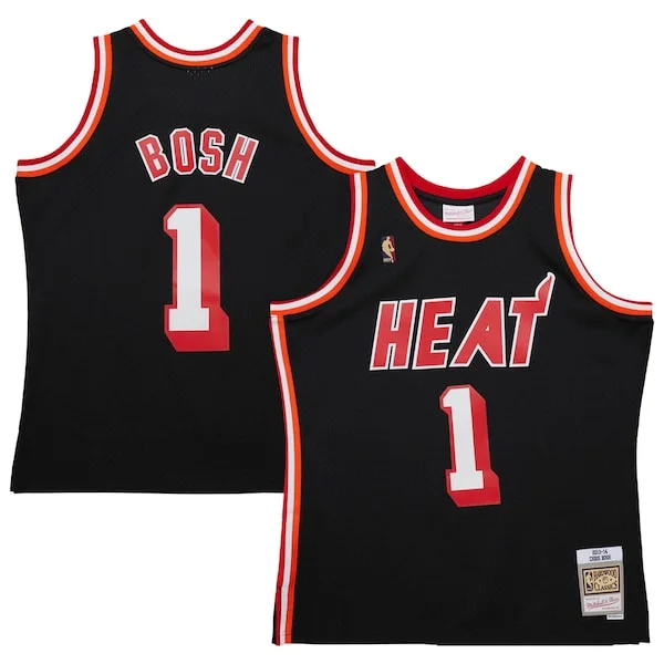 All-Star Chris Bosh MIA Swingman Jersey - Black - Licensed Product