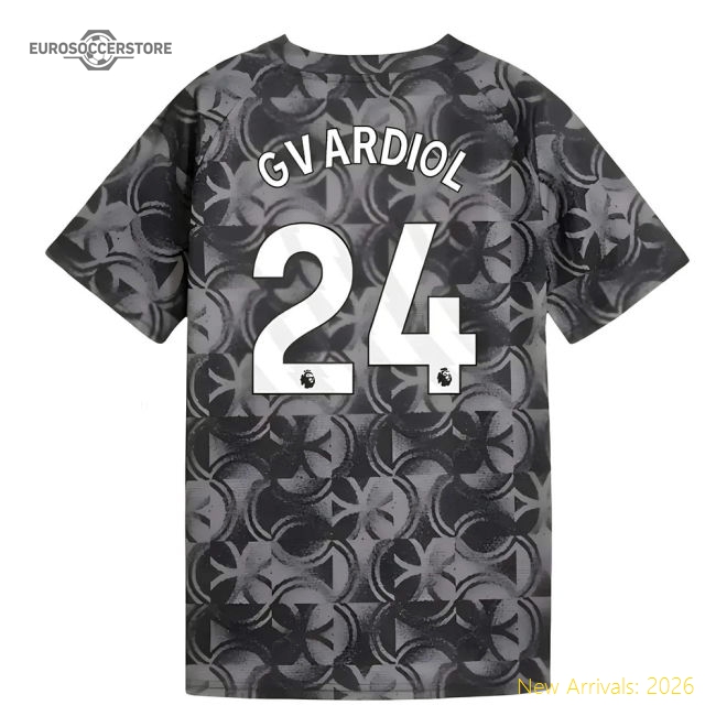 Official Premier League Team Home Gvardiol Jersey 2025-2026