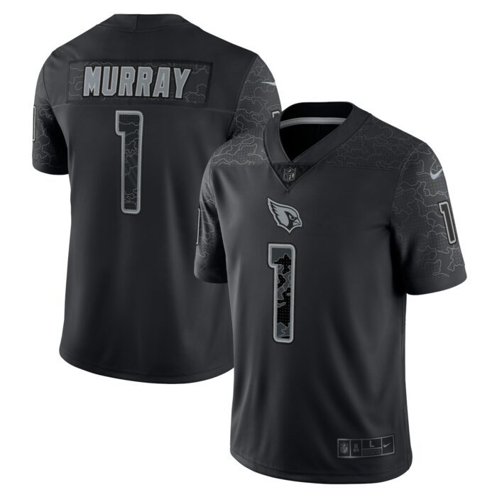 Men's Arizona Cardinals Kyler Murray Nike Black RFLCTV Lim...