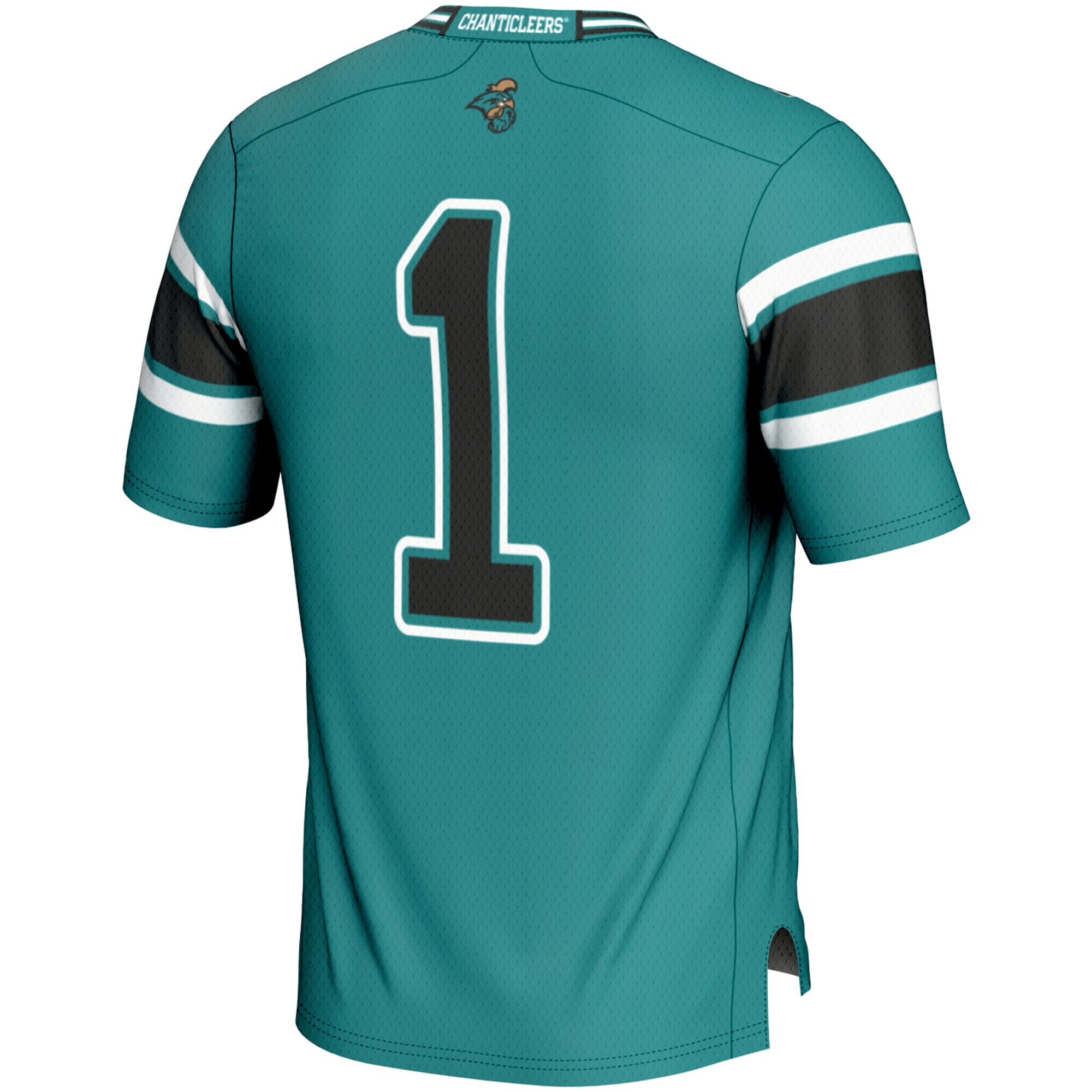 #1 Coastal Carolina Chanticleers GameDay Greats Youth Endzone Football Jersey - Teal