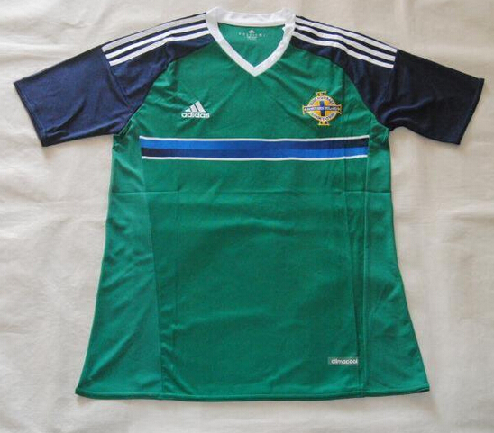 Performance Driven Northern Ireland Home Euro 2016 Soccer Jersey Shirt