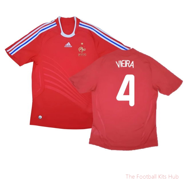 France 2008-10 Away Shirt (XXL) (Good) (Vieira 4)