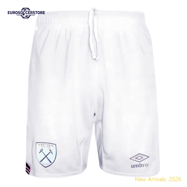 2023-2024 West Ham Away Shorts (White) - Kids