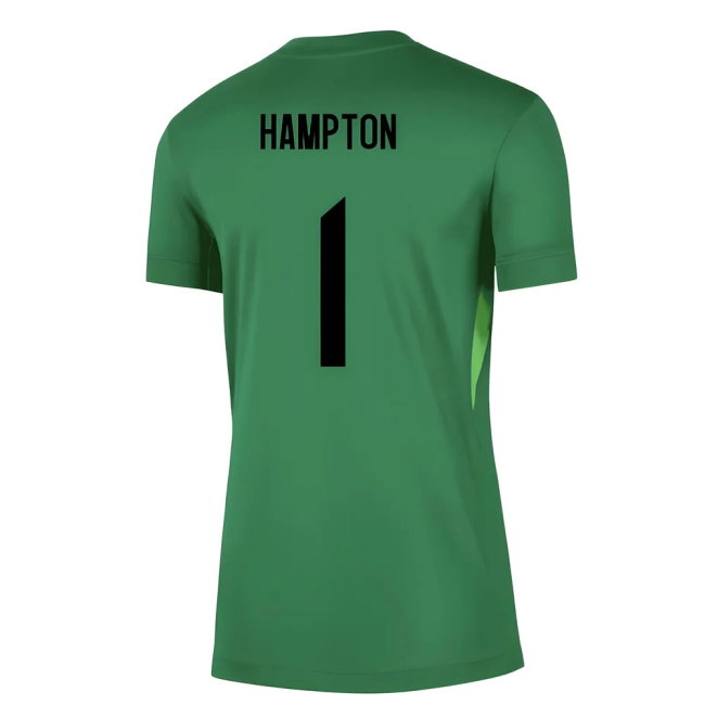 2025-2026 England Goalkeeper Shirt (Green) - Womens (Hampton 1)