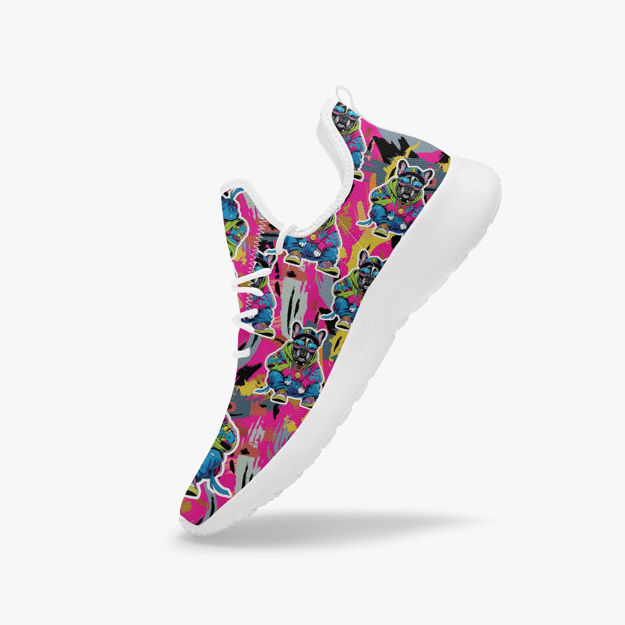 Eddie - French Bulldog Themed Classic Sneakers For Dog Lovers