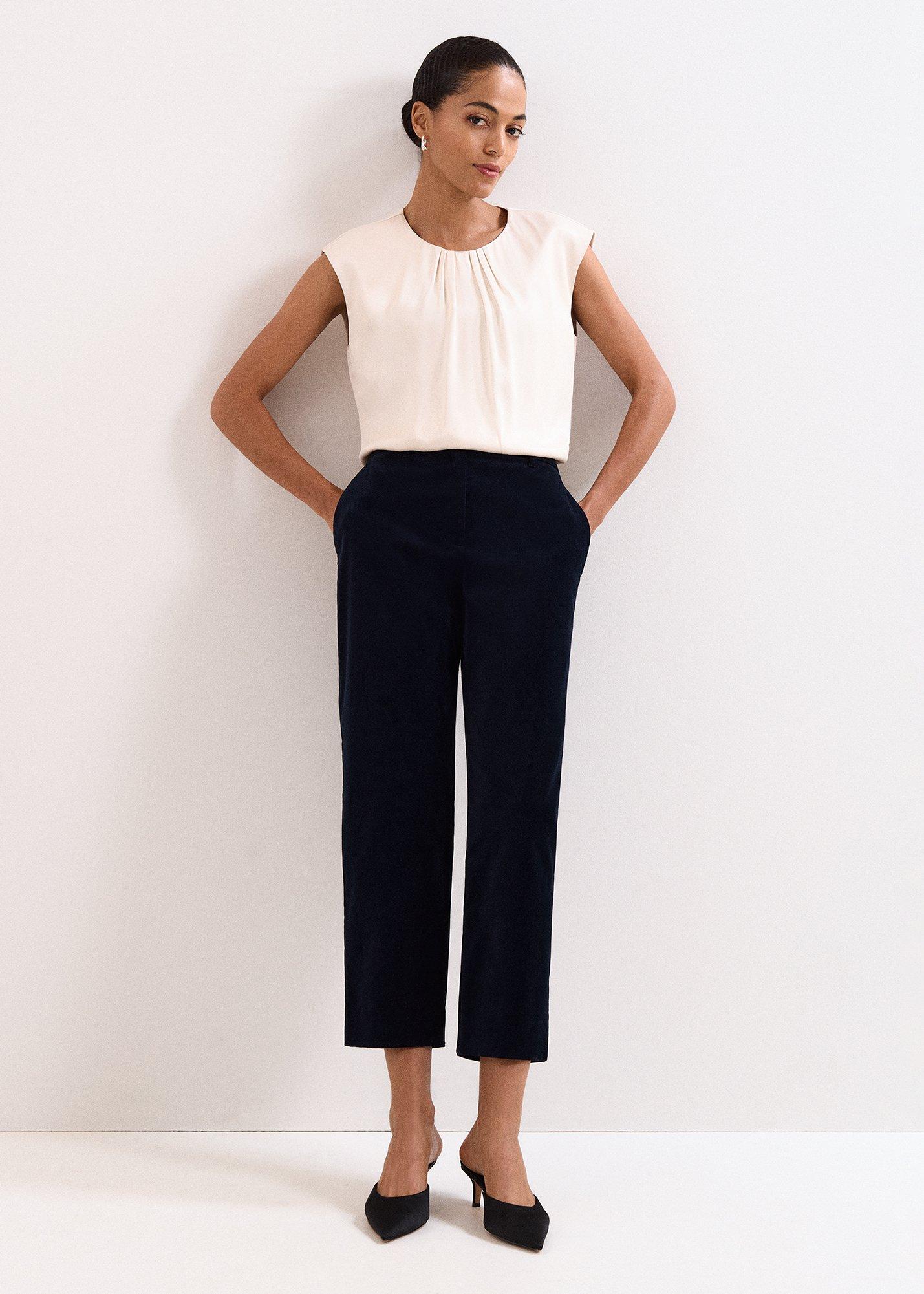 Lyra Navy Trousers