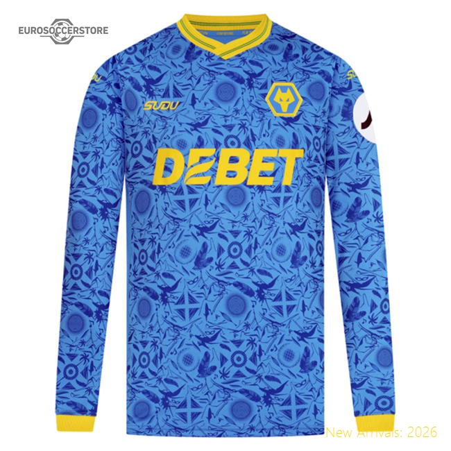 Wolves Long Sleeve Third Kit 2025-2026 Supporter Wear Jersey
