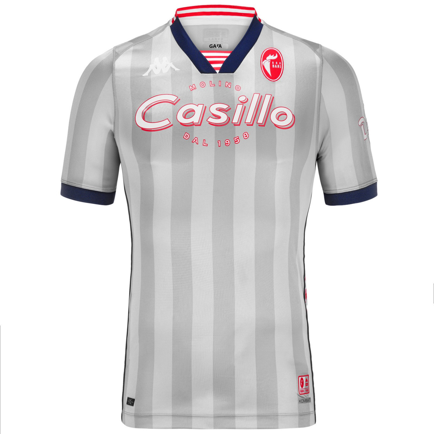 LC23 X SSC Bari 2425 Silver Shirt - Official Replica 21384