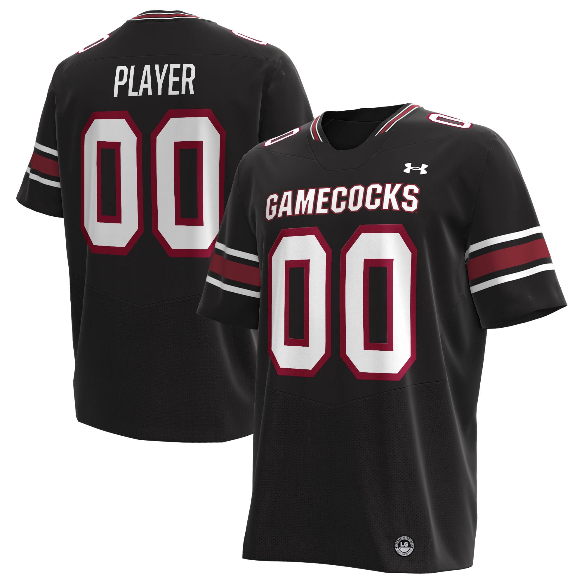 South Carolina Gamecocks Under Armour Alternate NIL Pick-A-Player Replica Football Jersey - Black