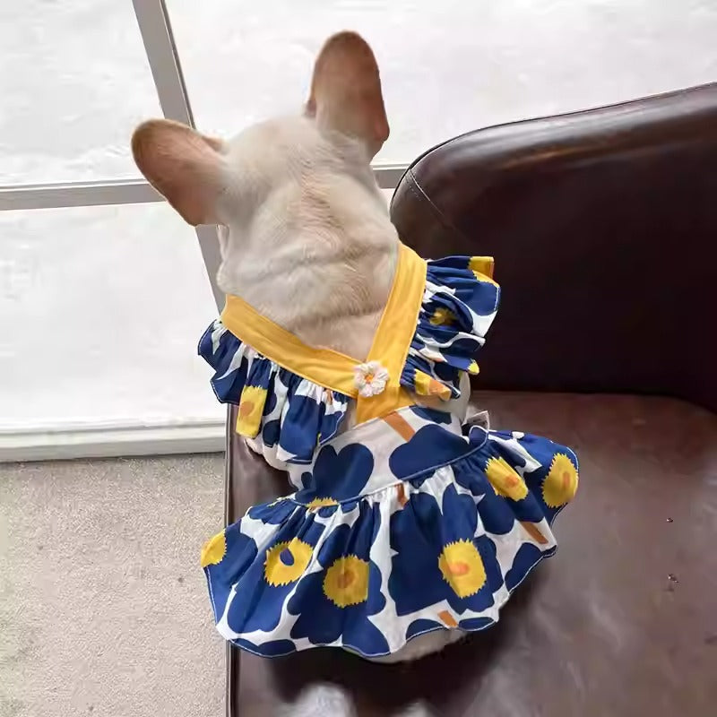 Dress – Thin Lightweight Floral Outfit Paw Protection | Vet-recommended