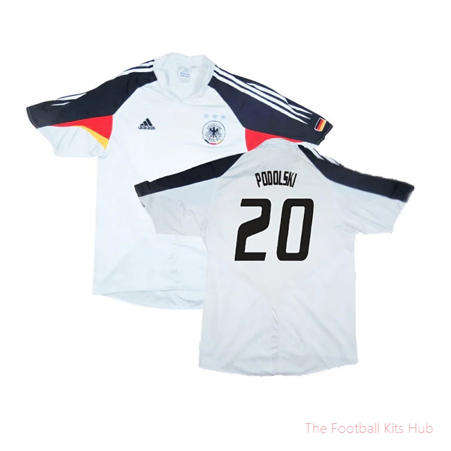 Germany 2004-05 Home Shirt ((Very Good) M) (Podolski 20)