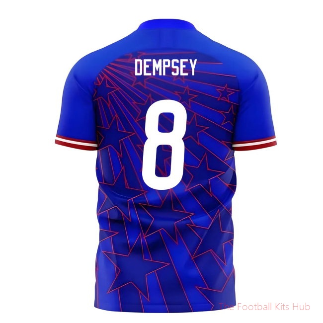 [LK] USA 2025/26 Away Football Kit (Libero) (DEMPSEY 8)