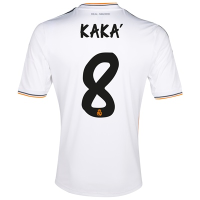 13-14 Real Madrid 8 Kaka Home Jersey Shirt - Official Replica 2559