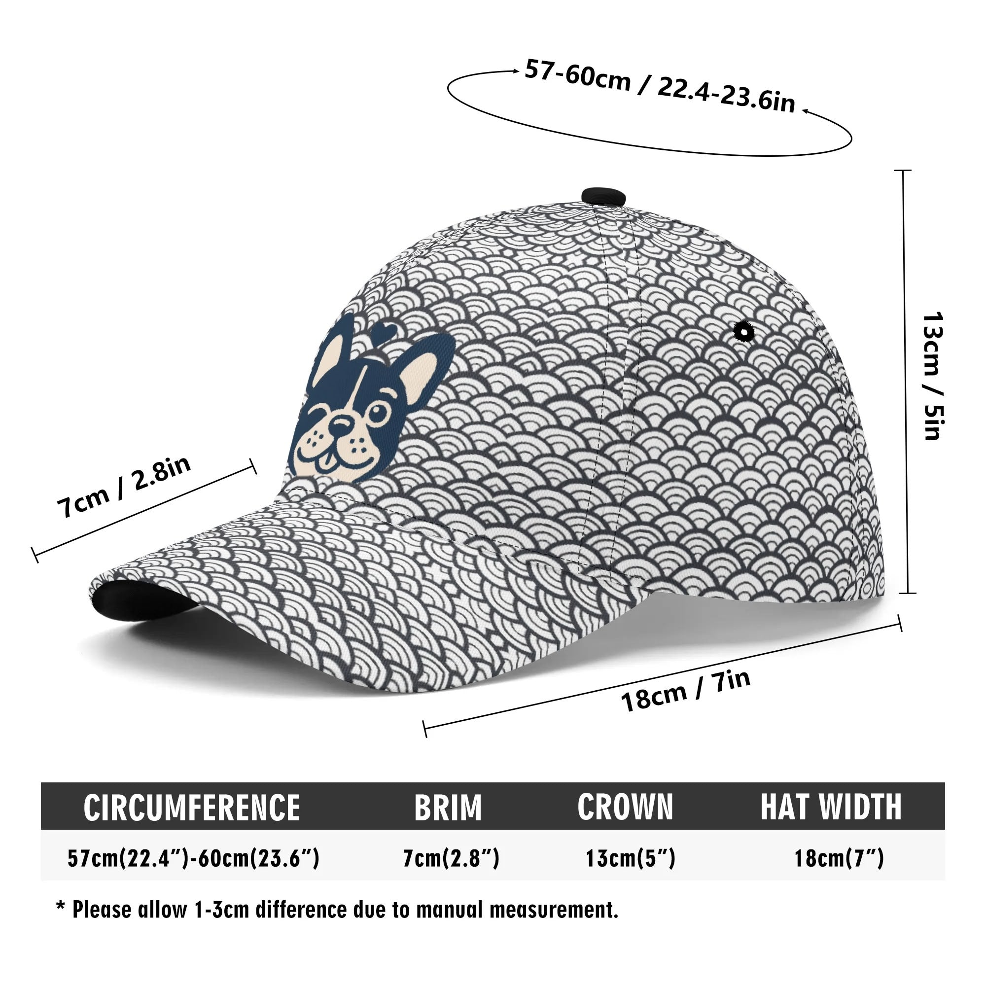 Zoe - Bulldog Baseball Cap Paw Protection | Safe For Paws