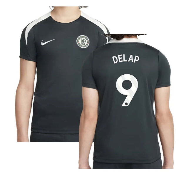2025-2026 Chelsea Strike Training Shirt (Green) - Kids (Delap 9)