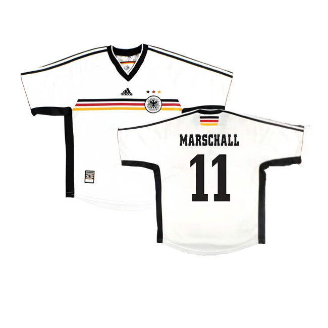 Low Cost Germany 1998-00 Home Shirt ((Very Good) L) (Marschall 11) Elegant