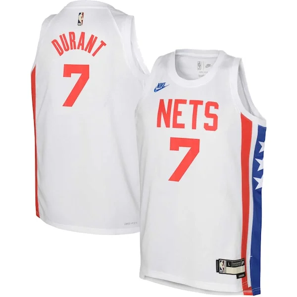 Kevin Durant BKN Swingman Jersey - exclusive stylish - White #1