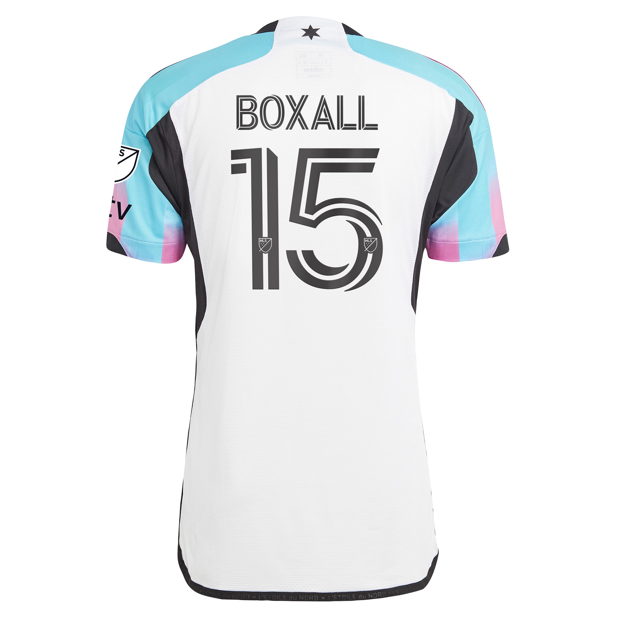 [JED] Michael Boxall Minnesota United FC 2023 The Northern Lights Kit Authentic Jersey - White