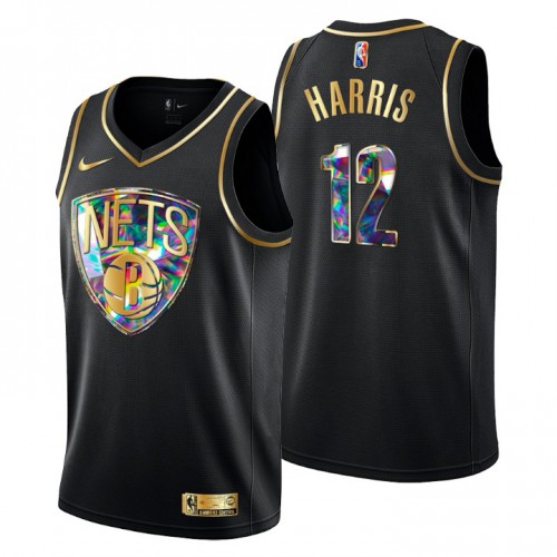 Nets Black Brooklyn Nets #12 Jersey - Discounted Basketball Jersey