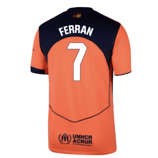 Official Barcelona Third Ferran Jersey 2025-2026 Lightweight