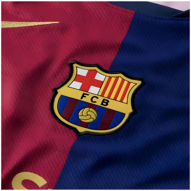 Top Grade 2024-2025 Barcelona Home With Vintage Design - Machine