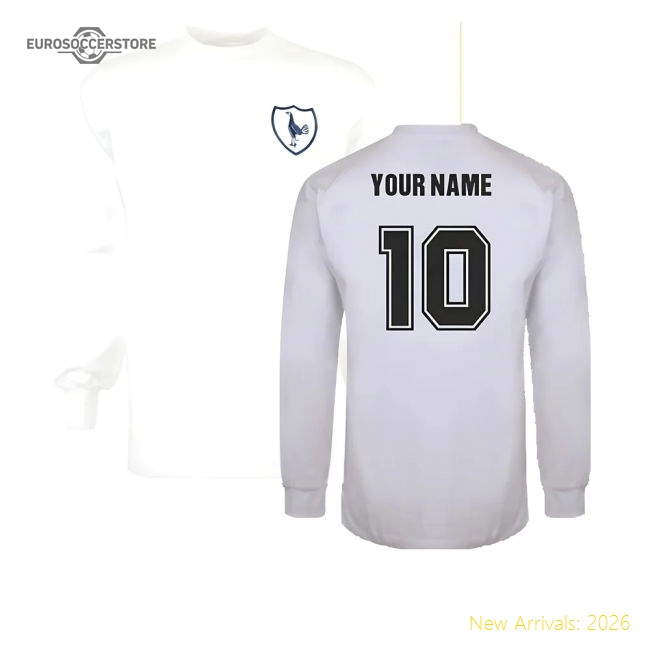 Premium Tottenham Hotspur 1963-66 Home Retro Shirt (your Name)
