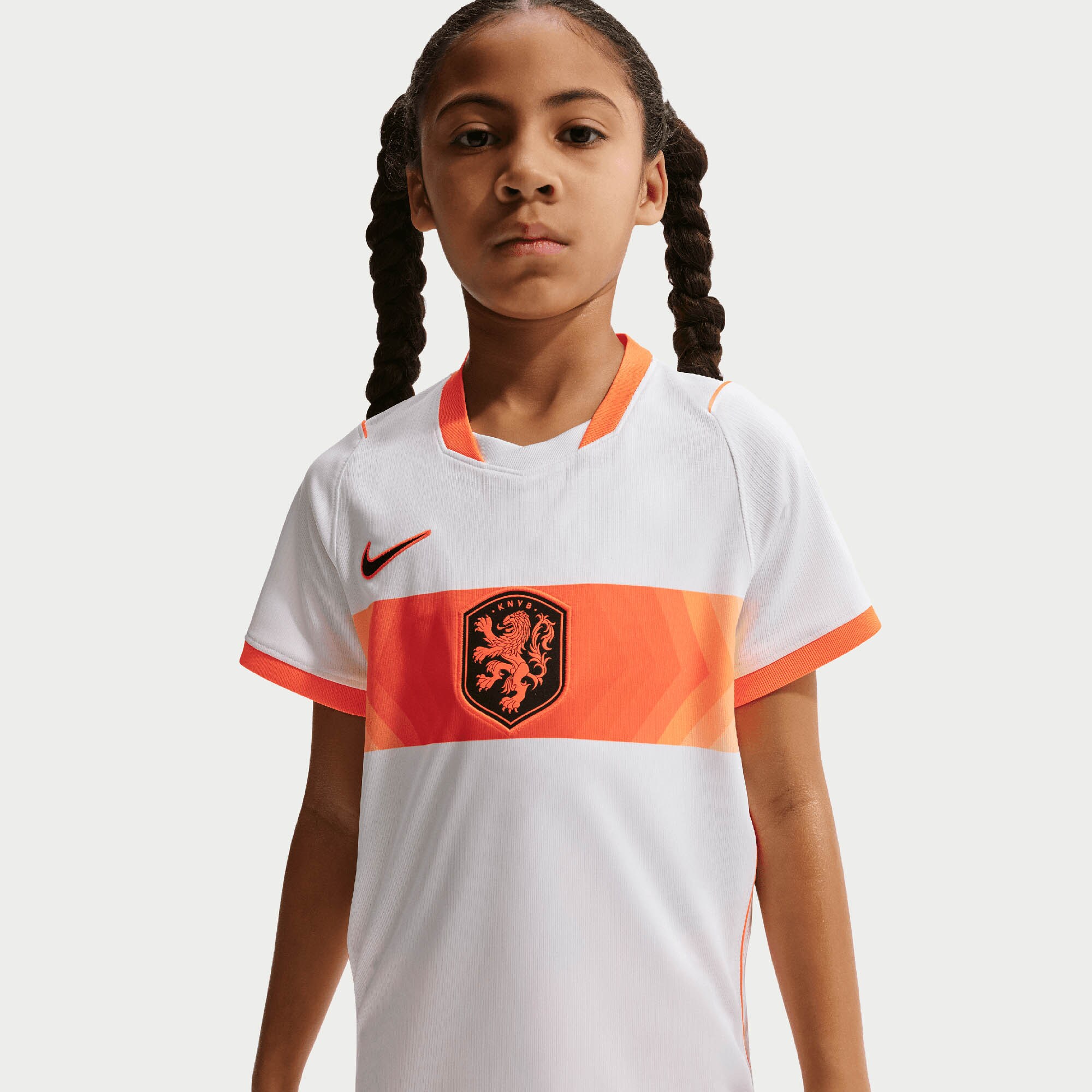 [JED] Netherlands National Team Youth 2026 Away Stadium Replica Jersey - White