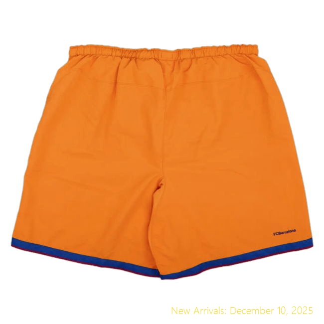 2006-2007 Barcelona Barca Premium Away Shorts (Orange) - Competitive